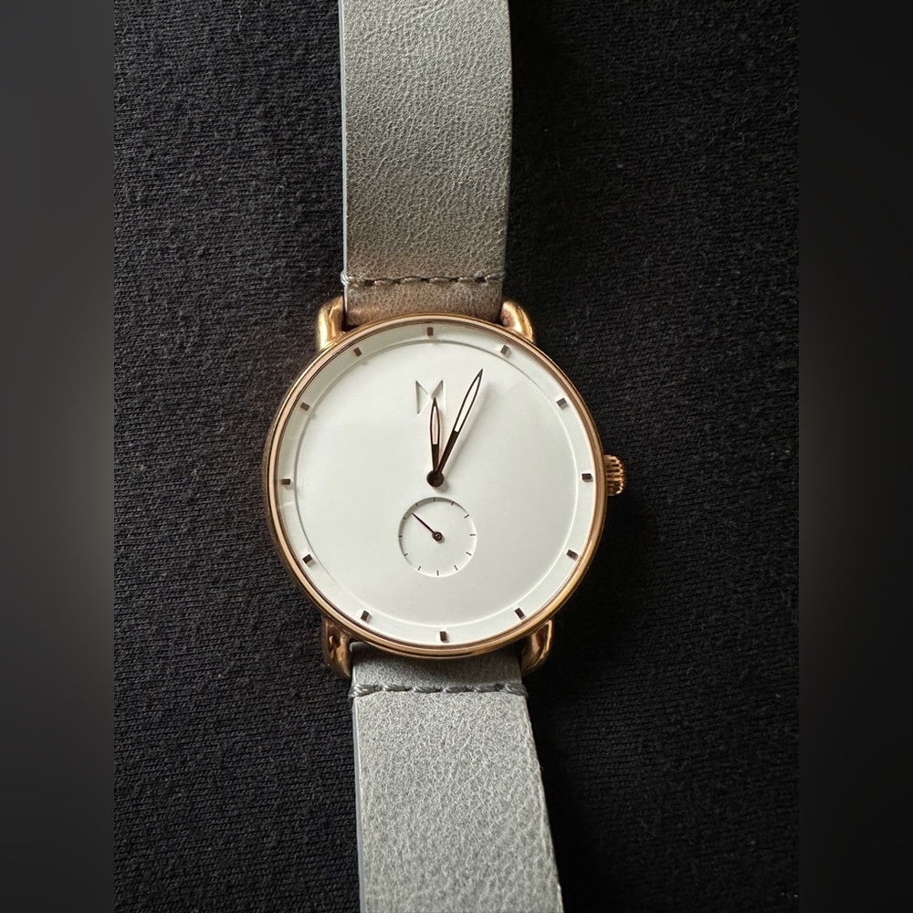 MVMT Revolver Men’s Watch Leather Strap